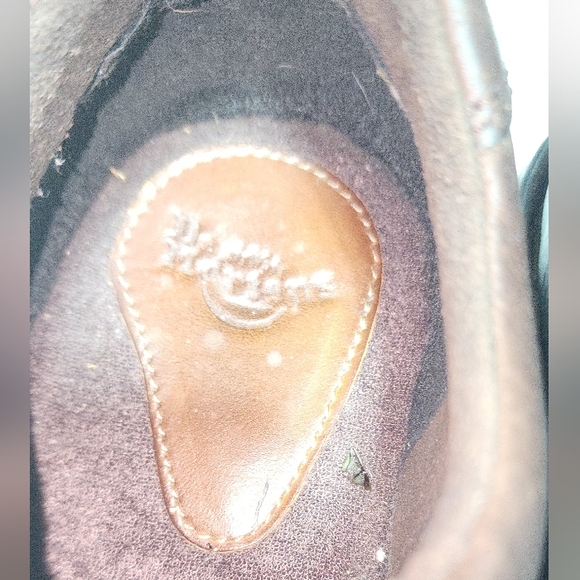 DR MARTENS VINTAGE EUC MENS SZ 9 BROWN DERBY LEATHER OXFORD SHOES - Picture 3 of 8